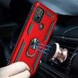 Armor Case for Motorola Moto G10/G30, Nox Case Ring, red