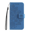 Flip case for Samsung Galaxy A13 4G, Mandala Flower, blue