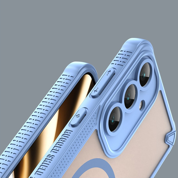 Armoured case for Samsung Galaxy S25 FE, for MagSafe, matt black