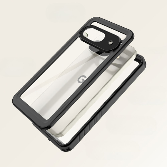 IP68 Waterproof Case for Google Pixel 9, Redpepper, black