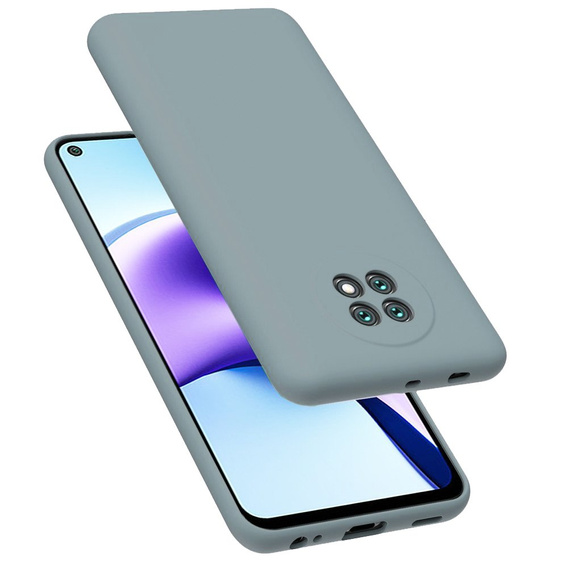 Case for Xiaomi Redmi Note 9T 5G, Silicone Lite, lavender grey
