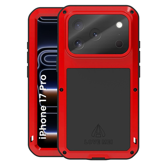 Armoured case with tempered glass for iPhone 17 Pro