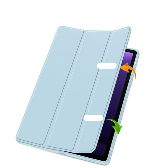 Case for Samsung Galaxy Tab S10 Lite / S10 FE / S9 FE, Smartcase with stylus space, blue