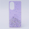 Case for Oppo A58 4G, Glittery, purple