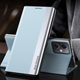 Flip case for Xiaomi Poco X5 Pro 5G / Redmi Note 12 Pro, Side Magnetic, light blue