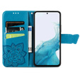 Flip case for Samsung Galaxy A56, Butterfly, blue