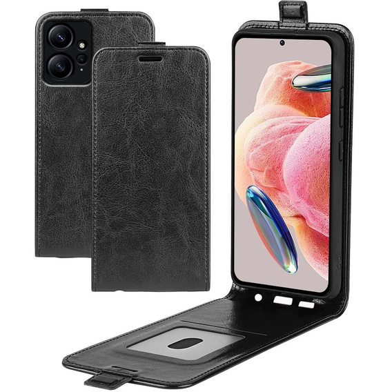 Flip case for Xiaomi Redmi Note 12 4G, Flip, black