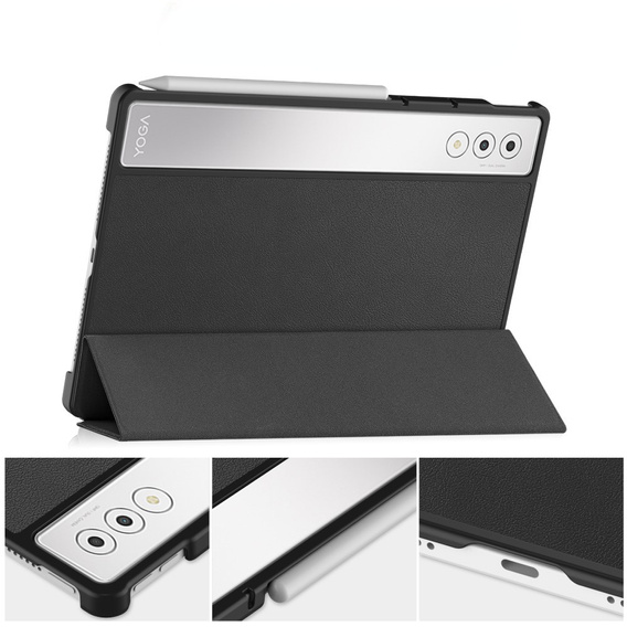 Case for Lenovo Yoga Tab Plus, Smartcase, black