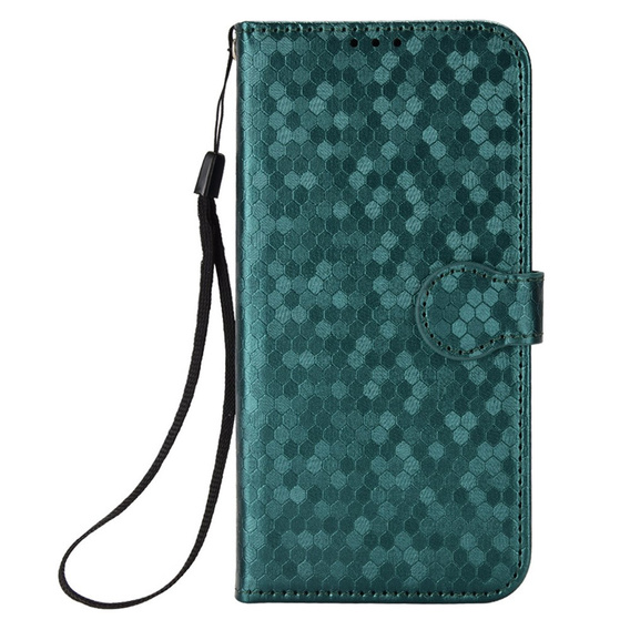 Flip case for Oppo A5 Pro 5G, Wallet Rhombus, green