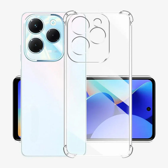 Case for Infinix Hot 40i, Dropproof, transparent