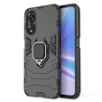 Case for Oppo A78 5G, Kickstand Ring, black