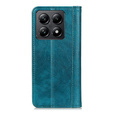 Case for Xiaomi 14T Pro, Wallet Litchi Leather, green