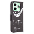 Flip case for Infinix Hot 40i, Wallet, Don't Touch My Phone black