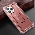 Armored case for iPhone 13 Pro, Dexnor Full Body, pink rose gold