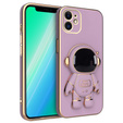 Case for iPhone 12, Astronaut, purple