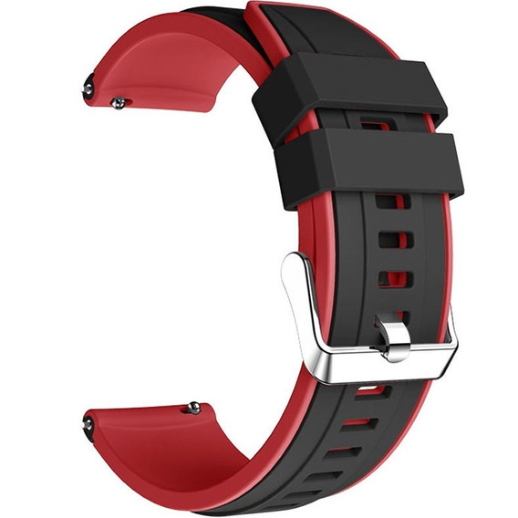 Silicone strap for Huawei Watch GT 2 Pro - Black / Red