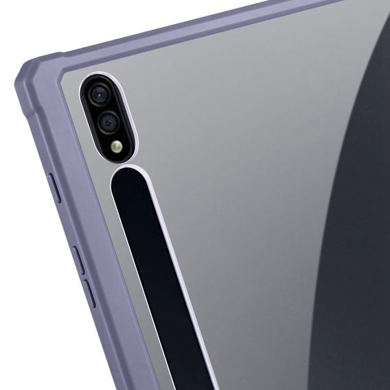 Case for Samsung Galaxy Tab S7 Plus / Tab S7 FE, Smartcase Hybrid, with stylus space, purple