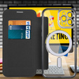 Flip case for iPhone 12 Pro, RFID Wallet MagSafe CamShield, black
