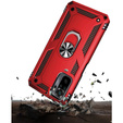 Armor Case for Xiaomi Redmi Note 10 / 10S, Nox Case Ring, red