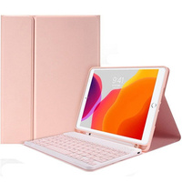 Case + keyboard iPad 9.7 2017 / iPad 9.7 2018 / Air / Air 2, pink rose gold