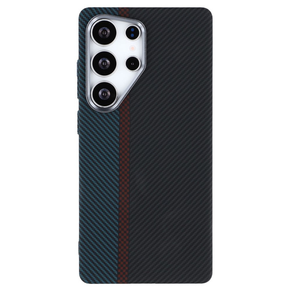MagSafe's Samsung S25 Ultra Case, Carbon Fiber, black / blue