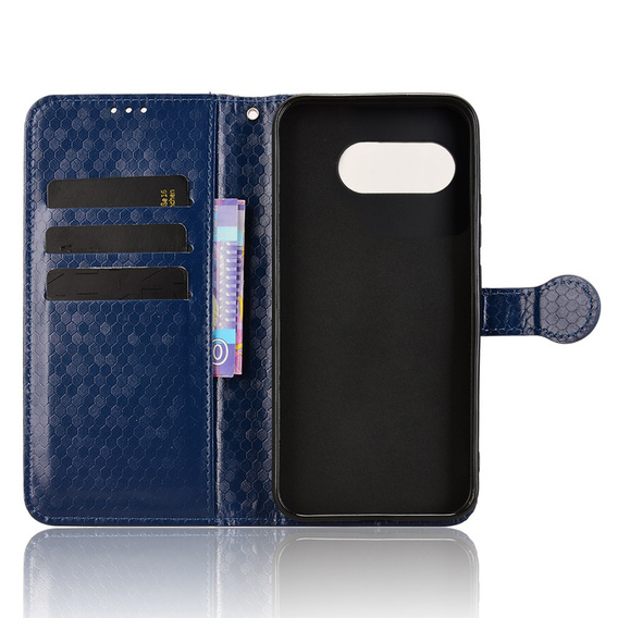 Flip case for T Phone 3 5G, Wallet Rhombus, blue