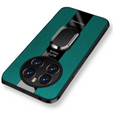 Case for Realme 12 Pro 5G / 12 Pro+ 5G, Leather Kickstand Ring, green