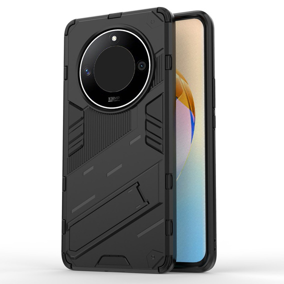 Case for Honor Magic 6 Lite 5G, Military kickstand, black