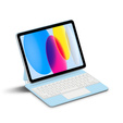 Keyboard Case for iPad 10.9" 2022 (10 gen.) / iPad 11" 2025 A16 (11 gen.), Magnetic Keyboard Touchpad, blue