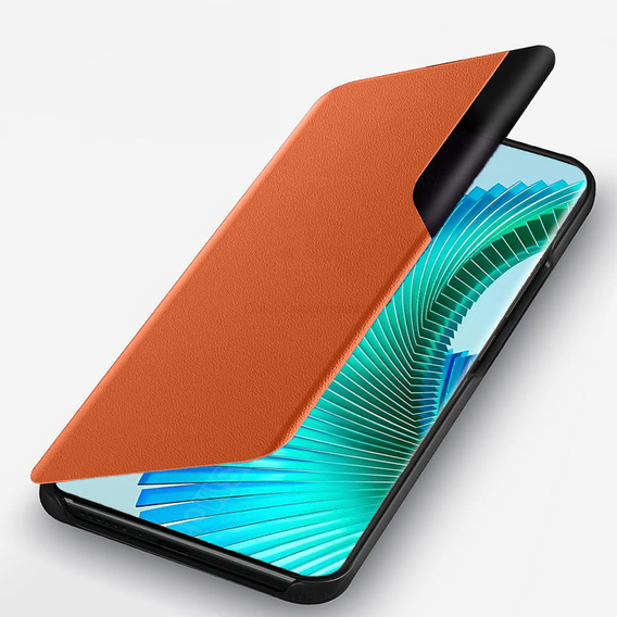 Flap case for Honor Magic 6 Lite 5G, Side View, orange
