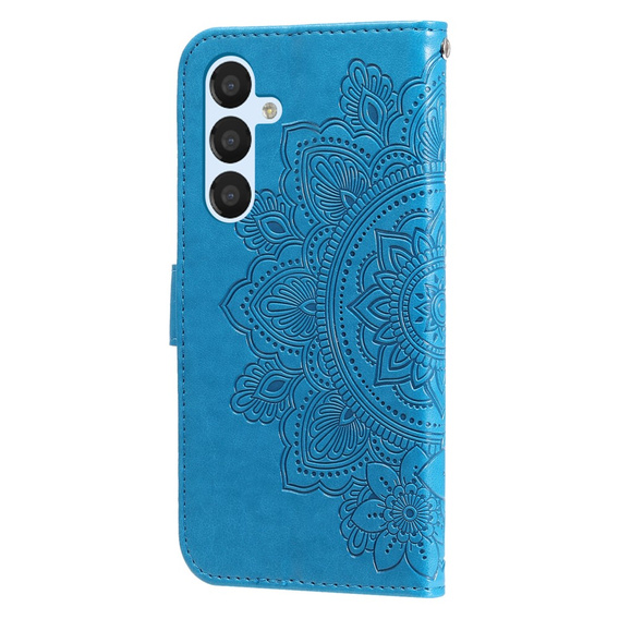 Flip case for Samsung Galaxy A54 5G, Mandala Flower, blue