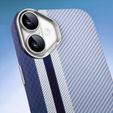 MagSafe's iPhone 16 Case, Carbon Fiber, blue