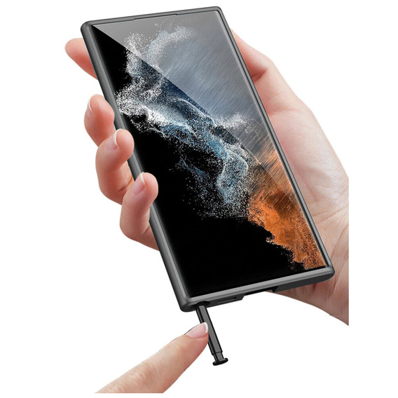 Case for Samsung Galaxy S24 Ultra, GKK Slim CamShield, black