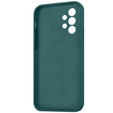 Case for Samsung Galaxy A13 4G, Silicone Lite, dark green
