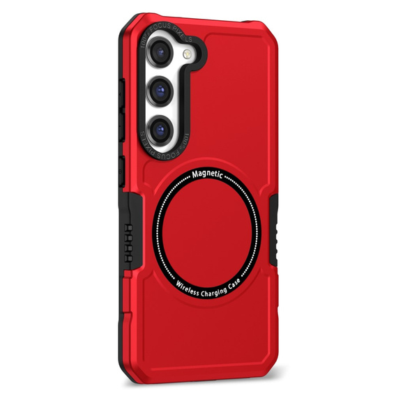 Case for Samsung Galaxy S23 Plus, Protective MagSafe, red