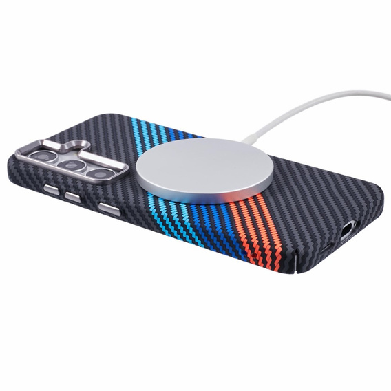 MagSafe's Samsung Galaxy S25+ Plus Case, Carbon Fiber, dark blue