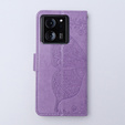 Flip case for Xiaomi 13T / 13T Pro, Butterfly, purple