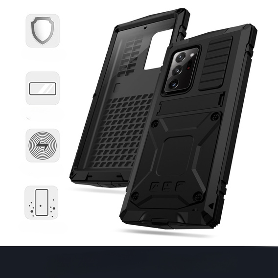Armored case for Samsung Galaxy Note 20 Ultra, R-JUST, black