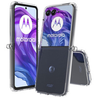 Case for Motorola Razr 50 Ultra, Fusion Hybrid, transparent
