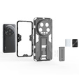 Case for Xiaomi 14 Ultra, Military kickstand, black