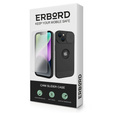 ERBORD MagSafe Cam Slider Case, Black + Screen Protector for iPhone 13 / iPhone 14