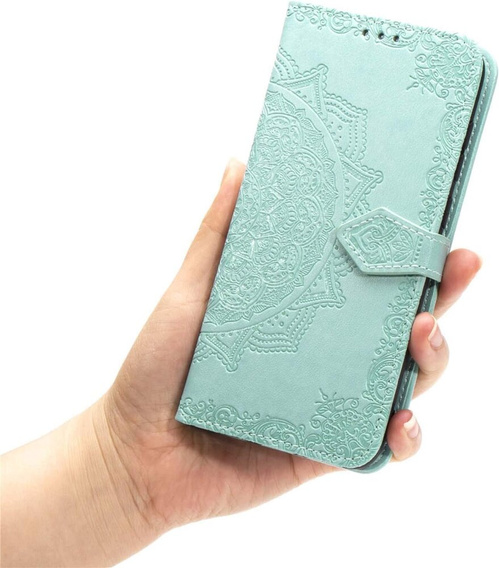 Flip case for Oppo Reno 11F 5G, Mandala, green