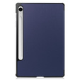 Case for Samsung Galaxy Tab S9 FE, Tri-fold, dark blue