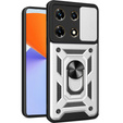 Case for Infinix Note 30 Pro, CamShield Slide, silver