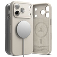 Ringke case for iPhone 17 Pro Max, Silicone Magnetic MagSafe, Stone