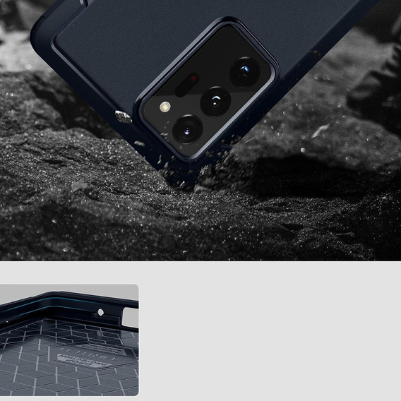Case for Samsung Galaxy Note 20 Ultra, Suritch Basic (Two Frames), dark blue