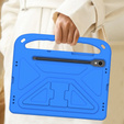 Children's case for Samsung Galaxy Tab S10 Lite / S10 FE / S9 FE, with handle, blue