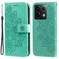 Flip case for Xiaomi Redmi Note 13 Pro 5G, Mandala, green