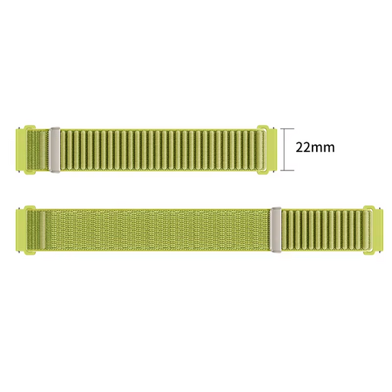 Nylon strap for Samsung Galaxy Watch Active 22mm, Black