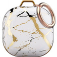 Case for Samsung Galaxy Buds 2 / 2 Pro / Pro / Live, white marble